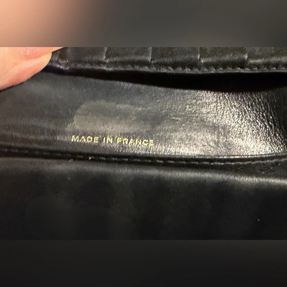 Chanel Caviar Timeless CC Long Wallet RICH BLACK LEATHER KISS Lock💋 - Picture 13 of 16